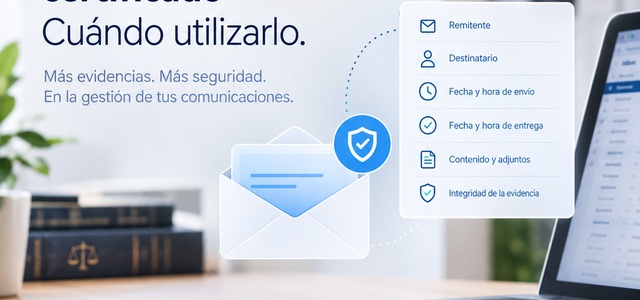 Correo electrónico certificado: Cuándo utilizarlo